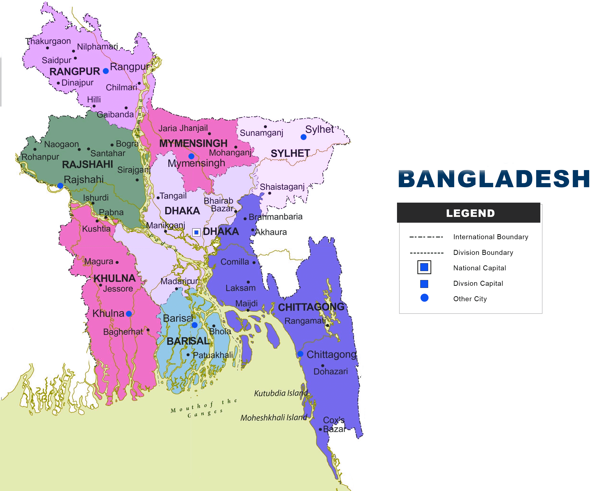 Bangladesh Map
